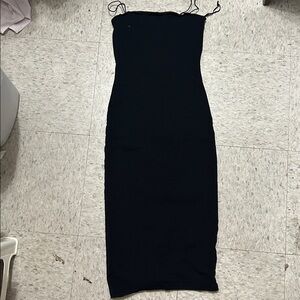 Garage Black Strapless Dress
